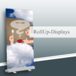 Rollup-Displays und Plakate